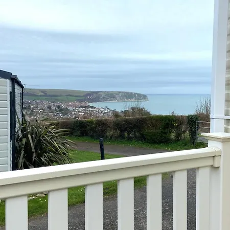 Stunning Caravan On Swanage Bay View Holiday Park Exterior photo