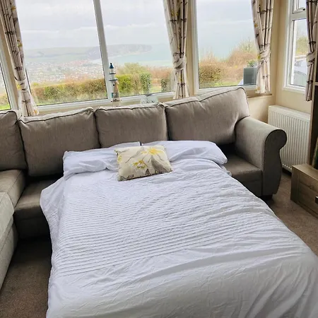 Stunning Caravan On Swanage Bay View Holiday Park Exterior photo